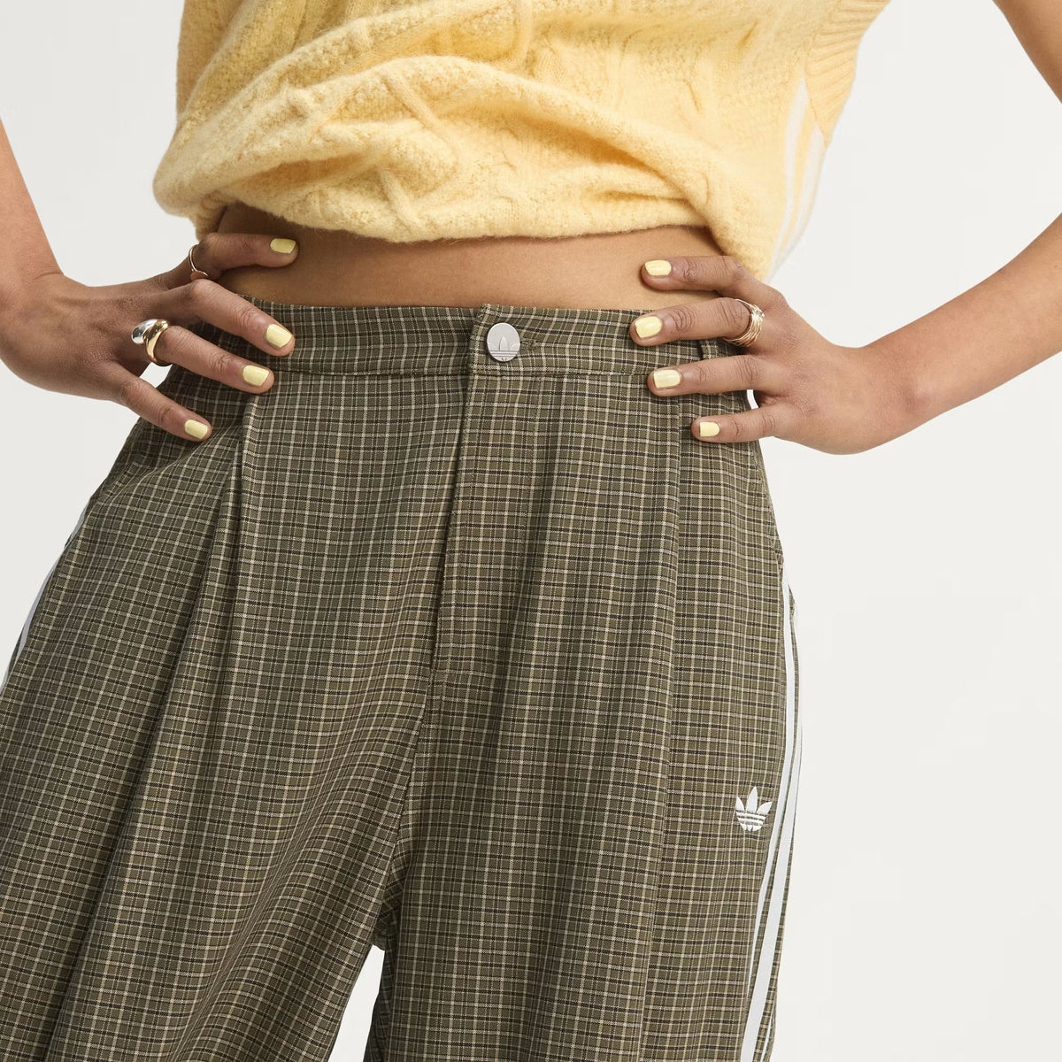 CHECKS TROUSER LOOSE PANTS